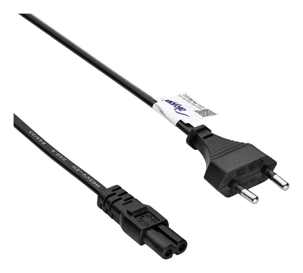 Akyga Cable De Alimentacion Para Portátil Ak-Rd-01c Eight Cu Cee 7 16 Iec C7 1.5m