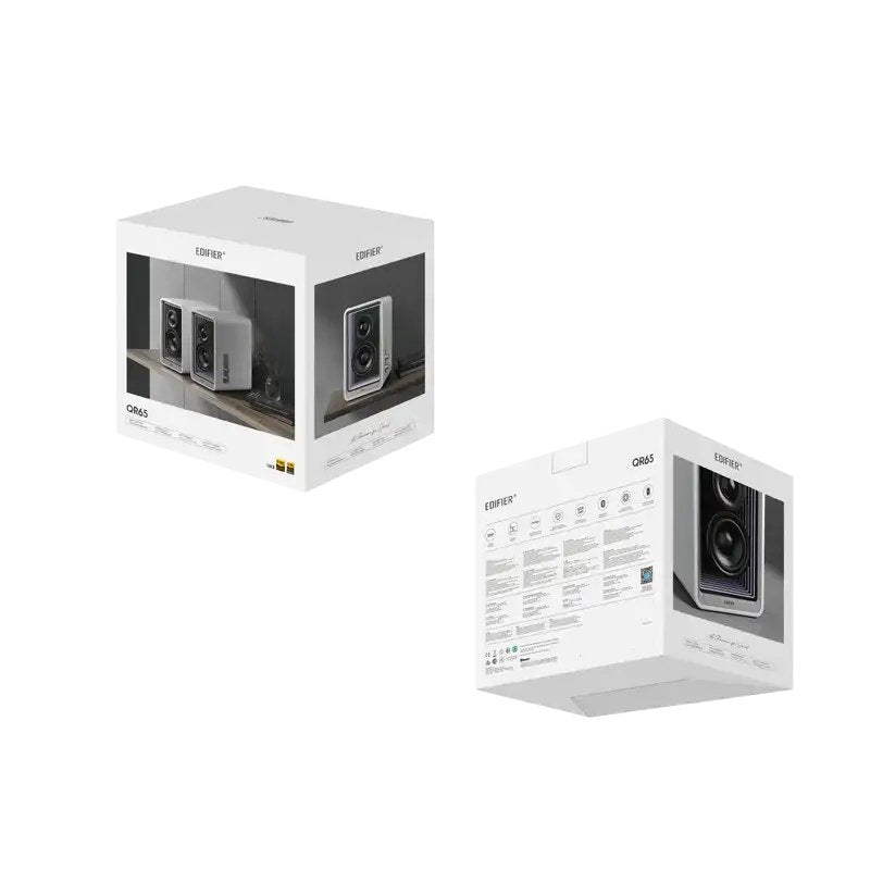 Edifier Qr65 Aktive Design-Lautsprecher, Rgb, 70watt Blanco Retail