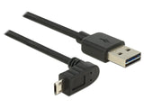 Delock Cable Easy Usb 2.0-A > Easy Micro-B Oben Unten Gewinkelt Stecker Stecker 0.5 M