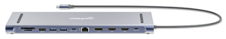 EAN 0766623190305 - Manhattan 190305 base para portátil y replicador de puertos Alámbrico USB 3.2 Gen 1 (3.1 Gen 1) Type-C Pl imagen 12