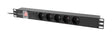 EAN 5901969441765 - Lanberg PDU-05E-0200-IEC-BK unidad de distribución de energía (PDU) 5 salidas AC 1U Negro imagen 1