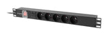 EAN 5901969441765 - Lanberg PDU-05E-0200-IEC-BK unidad de distribución de energía (PDU) 5 salidas AC 1U Negro imagen 1