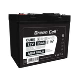 EAN 5904326375741 - Green Cell AGM12V55AH-J batería para sistema ups Sealed Lead Acid (VRLA) 12 V 55 Ah imagen 1