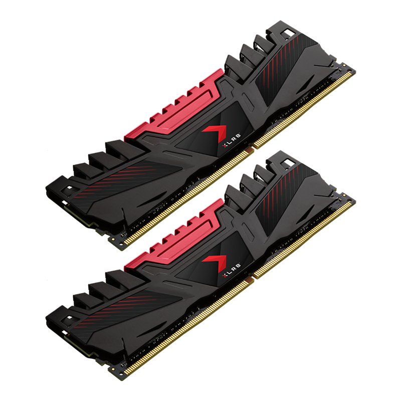 Memoria Ram Pny Xlr8 Ddr4 16 Gb Kit (2 X 8 Gb) 3200 Mhz Pc4-25600 Cl16  1.35v Xmp Support