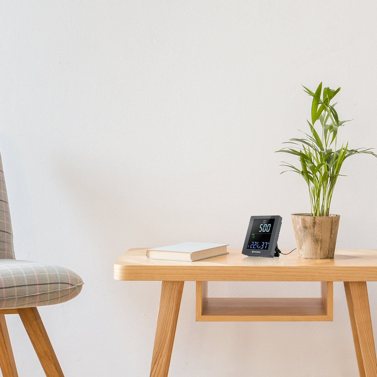 Bresser Monitor Co2 Y Calidad Del Aire Gris