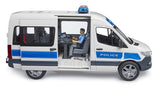 Vehículo Policial Brother Mb Sprinter Con Módulo De Luz Y Sonido, Modelo De Vehículo 4001702026837