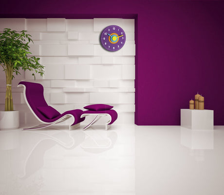 EAN 4009816024213 - TFA-Dostmann 60.3015.11 reloj de mesa o pared Reloj de cuarzo Alrededor Púrpura imagen 3