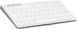 Teclado Alemán Logitech Keys-To-Go 2 Universal Bluetooth Qwertz Blanco
