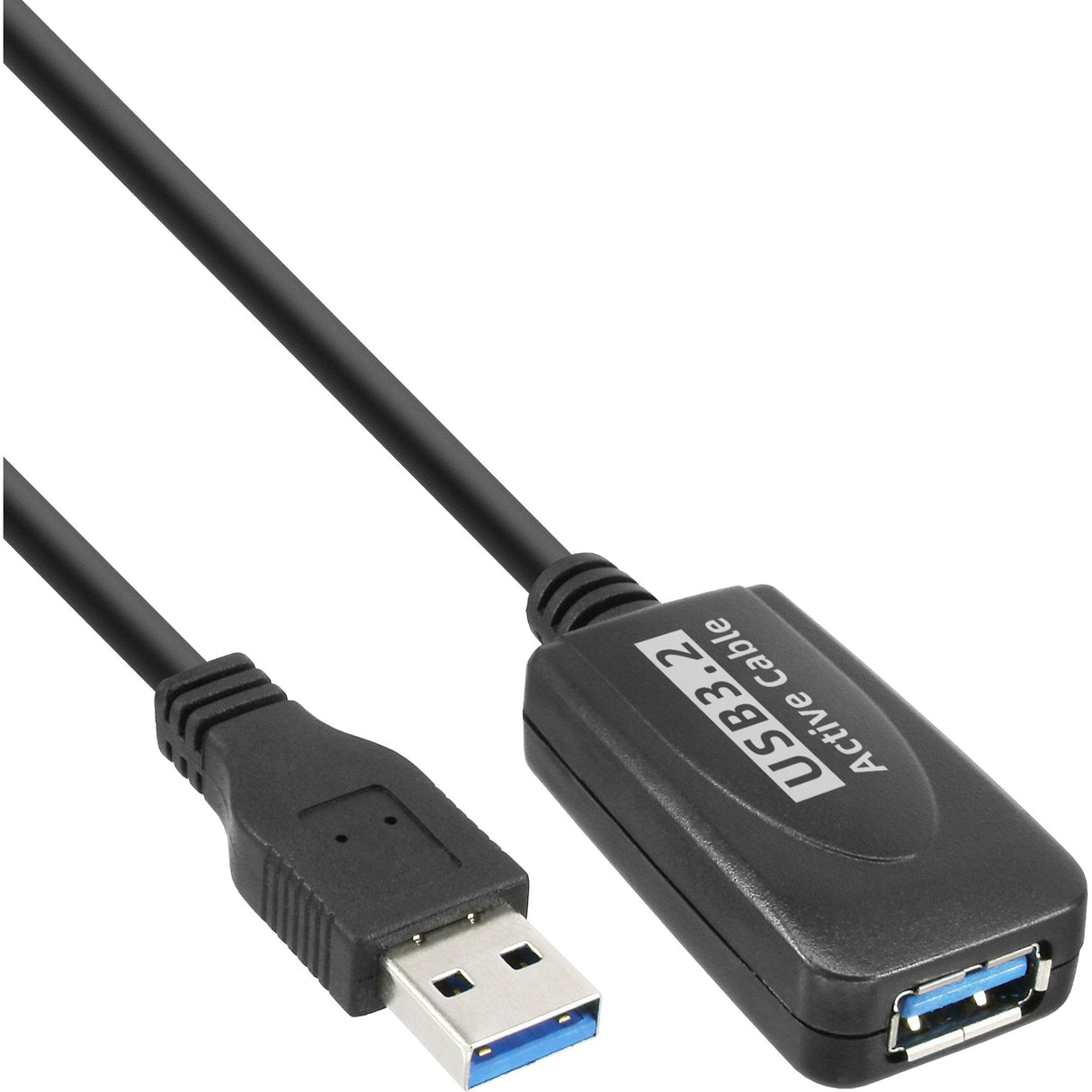 Inline Usb 3.2 Gen 1 Cable Repetidor Activo Tipo A Macho A Tipo A Hembra Negro 5m