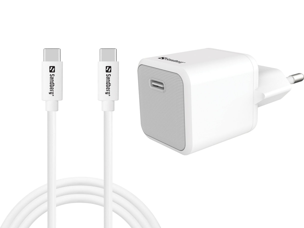 Usb-C Ac Charger +Usb-C<Gt/>C  1m