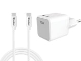 Usb-C Ac Charger +Usb-C<Gt/>C  1m