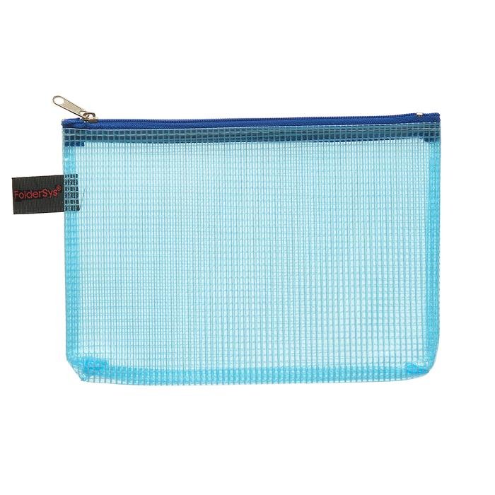 Foldersys Bolsa Con Cremallera A6 Azul - Material De Oficina
