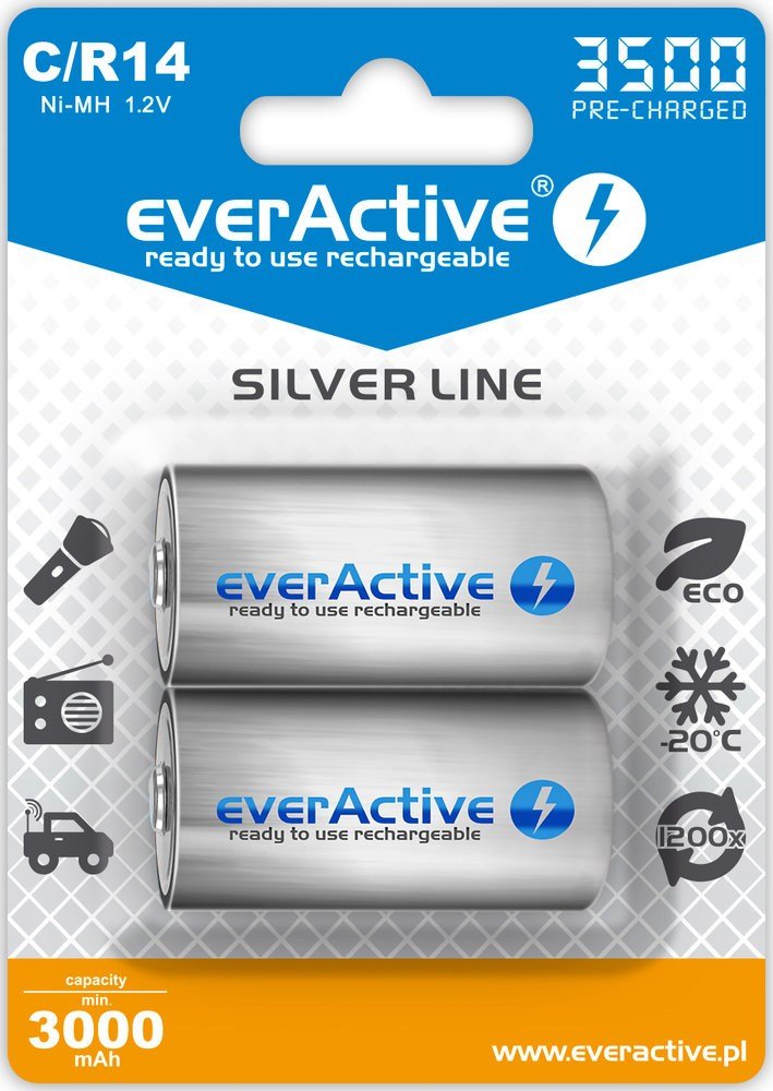 EAN 5902020523727 - Everactive EVHRL14-3500 pila doméstica Batería recargable C Níquel-metal hidruro (NiMH) imagen 1