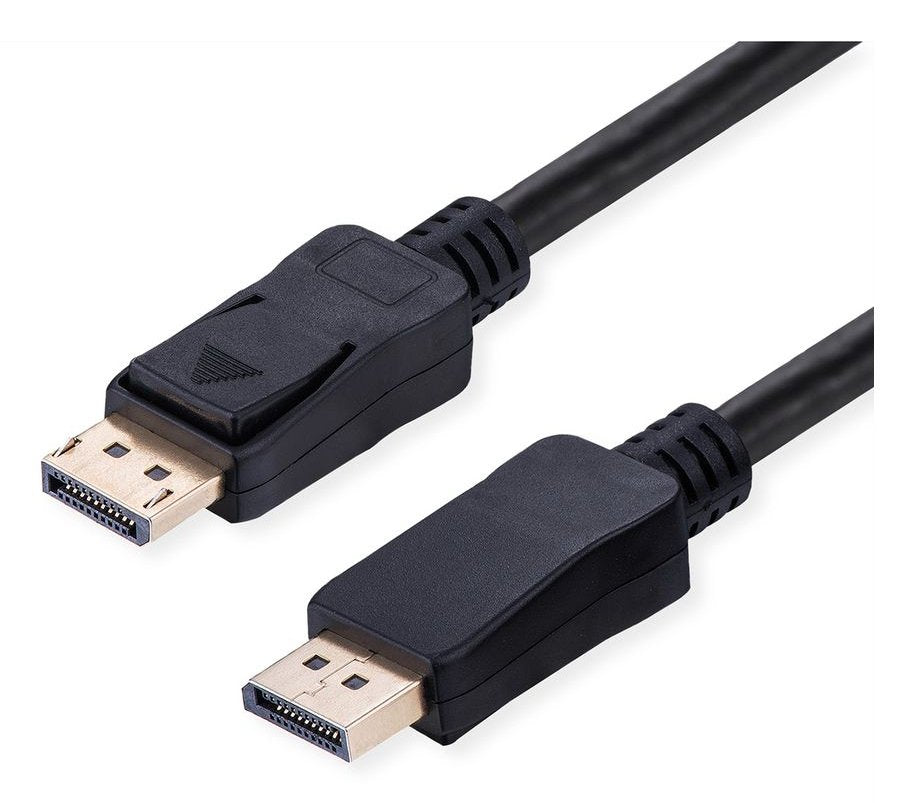 Value Displayport Cable, V2.1, 16k, 80gbit S, Dp St - St, Schwarz, 5 M