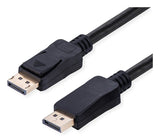 Value Displayport Cable, V2.1, 16k, 80gbit S, Dp St - St, Schwarz, 3 M