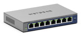 EAN 0606449169959 - NETGEAR GS108Ev4 No administrado L2/L3 Gigabit Ethernet (10/100/1000) Gris imagen 2
