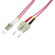 EAN 4052792017533 - LogiLink LC/SC, 15 m Cable de fibra óptica e InfiniBand Rosa imagen 1