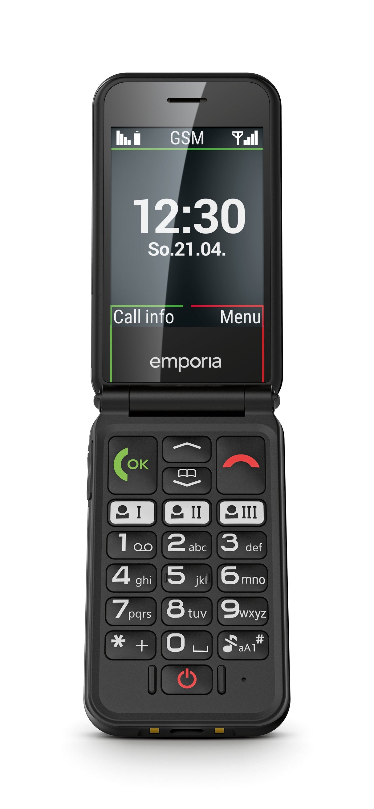 Emporia Emporiasimplicityglam Negro (V3), 2g, Grosstastenklapphandy