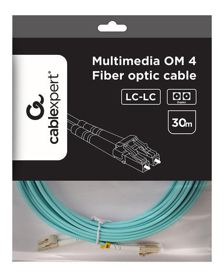 EAN 8716309131568 - Gembird CFO-MDOM4-LC/LC-30M Cable de fibra óptica e InfiniBand LC/UPC Color aguamarina imagen 4