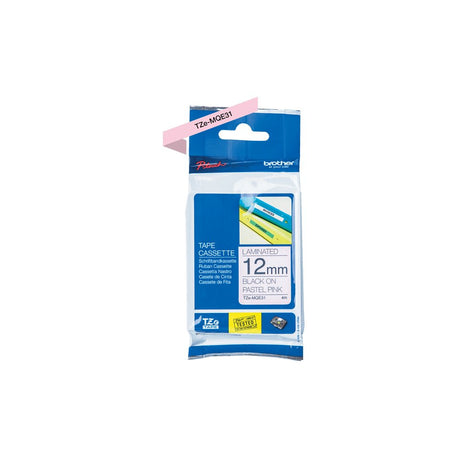 EAN 4977766770460 - Brother TZEMQE31 cinta para impresora de etiquetas Negro sobre rosa TZe imagen 3