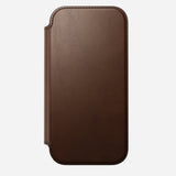 Nomad Modern Leather Folio Iphone 17 Brown