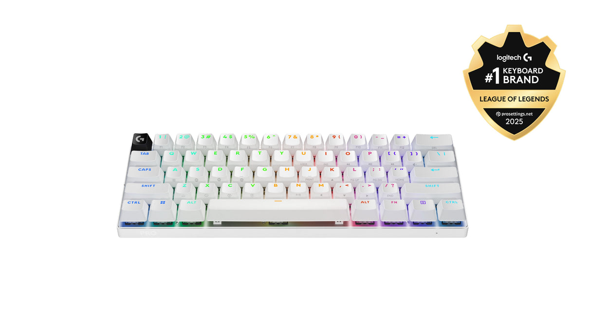 EAN 5099206112674 - Logitech G 920-011924 teclado Juego RF Wireless + Bluetooth QWERTZ Alemán Blanco imagen 8