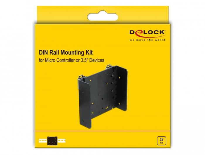 Kit De Montaje En Riel Din De Delock Para Computadoras De Placa Única O 3.5? Dispositivos
