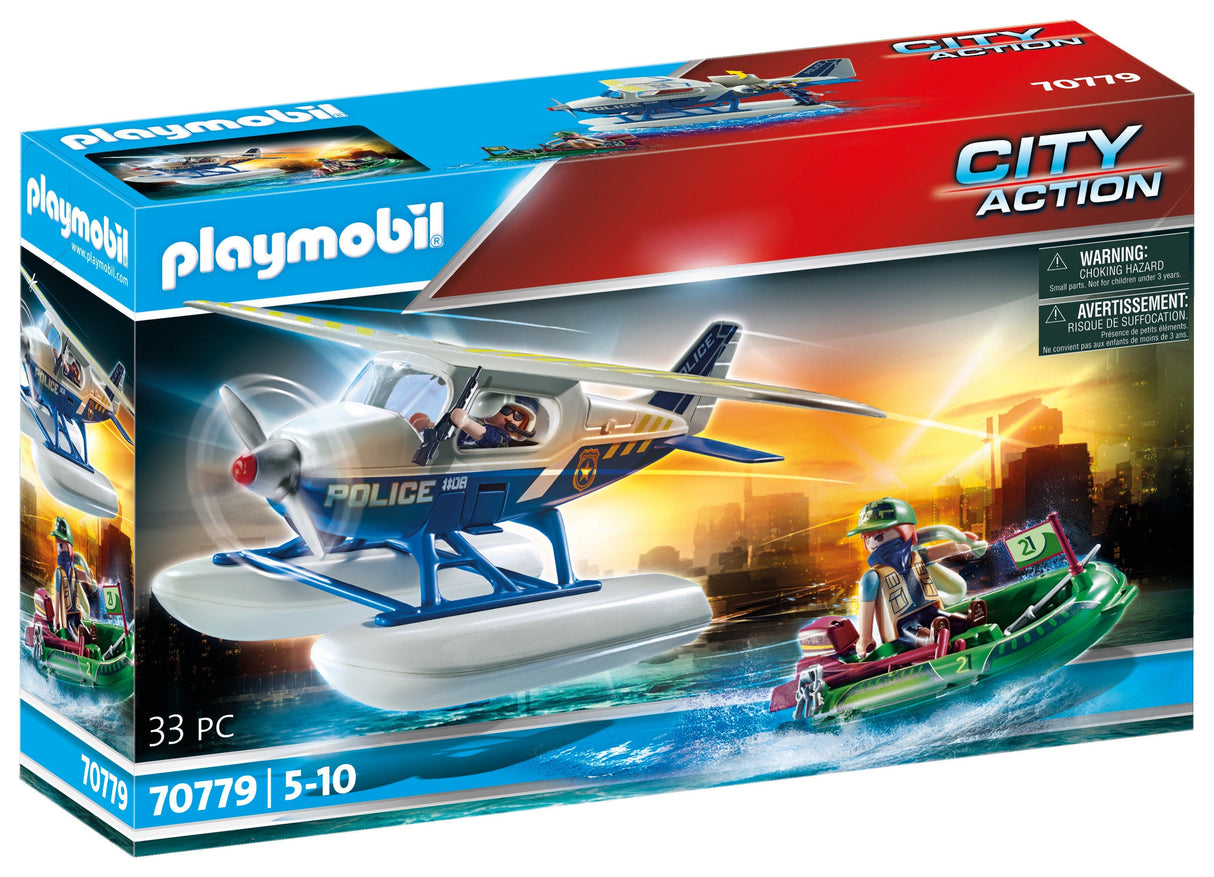 Playmobil 70779 Policía Hidroavión: Persecución De Contrabandista