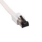 Extralink Lan Patchcord Cat.8 U Ftp 0,5m 40g Flat Shielded Foiled Twisted Pair Bare Copper White