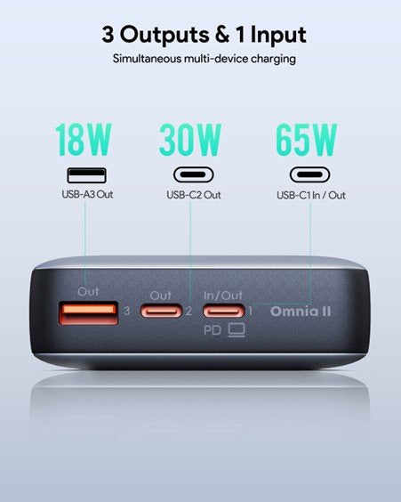 EAN 0689323786435 - AUKEY PB-Y43 batería externa Litio 20000 mAh Negro imagen 3