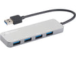 EAN 5705730333880 - Sandberg 333-88 hub de interfaz USB 3.2 Gen 1 (3.1 Gen 1) Type-A 5000 Mbit/s Plata imagen 1