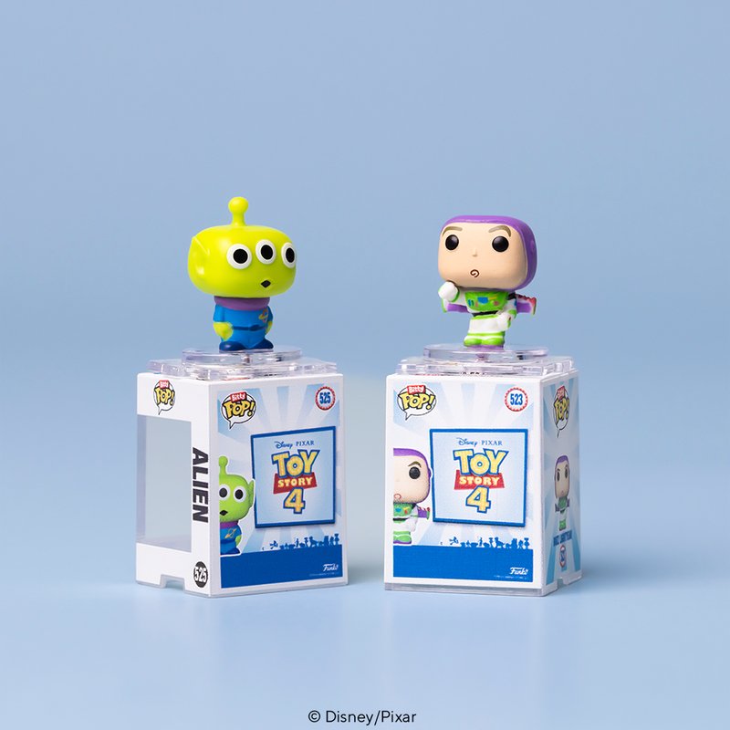 Blister 4 Figuras Bitty Pop Disney Toy Story Zurg
