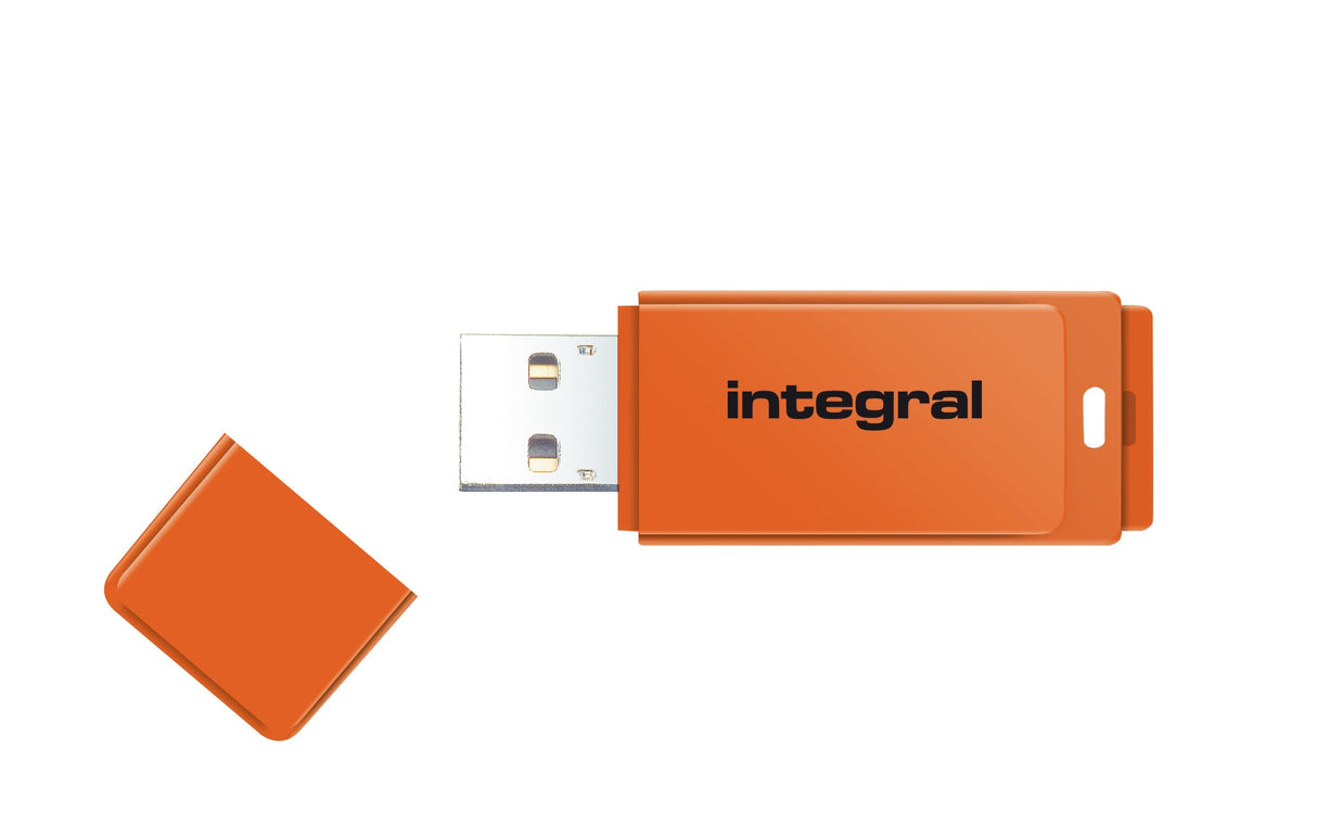 Usb Flash Drive Neon 8gb Naranja