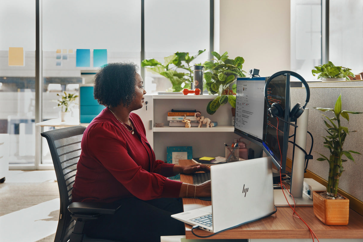 Hp Auriculares Estéreo Poly Blackwire 3320 Usb-C + Adaptador Usb-C/A