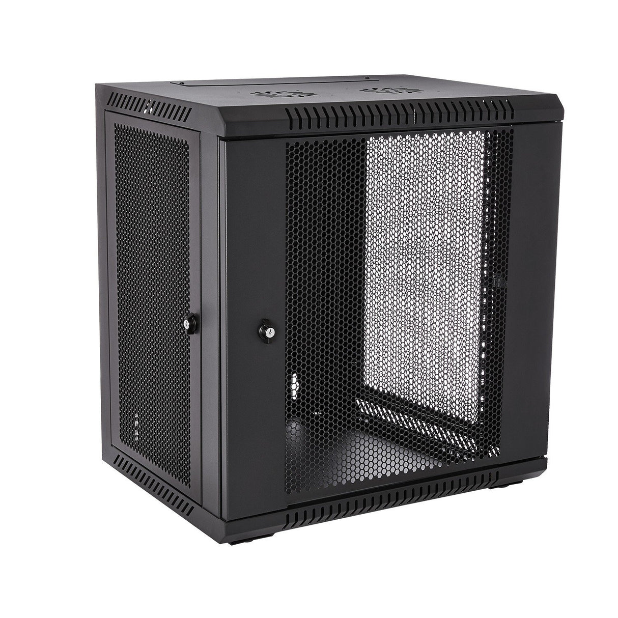 EAN 662919104844 - V7 RMWC12UV450-1E armario rack 12U Bastidor de pared Negro imagen 1