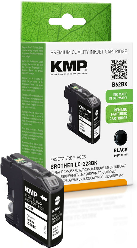 EAN 4011324370935 - KMP B62BX cartucho de tinta 1 pieza(s) Compatible Negro imagen 1