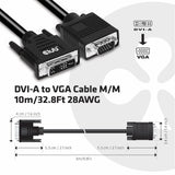 EAN 8719214471514 - CLUB3D DVI-A TO VGA CABLE M/M 3m/ 9.8ft 28 AWG DVI-D Negro imagen 3