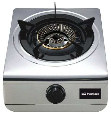 EAN 8436044533273 - Orbegozo FO 1700 hobs Negro, Acero inoxidable Encimera Encimera de gas 1 zona(s) imagen 1