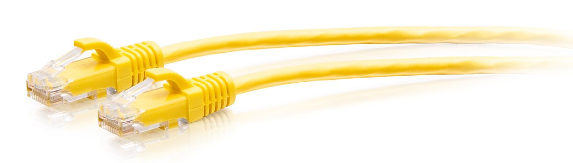 C2g Cable De Conexión Ethernet Delgado Sin Apantallar (Utp) Con Protección Antienganche Cat6a De 2,1 M - Amarillo
