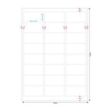 Mediarange Mrink150 Etiqueta Autoadhesiva Blanco Permanente 1200 Pieza(S)