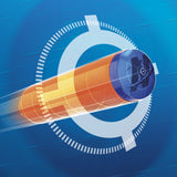 Nerf Nerf N Series Ward, Lanzador De Dardos Azul/Naranja G0132eu4