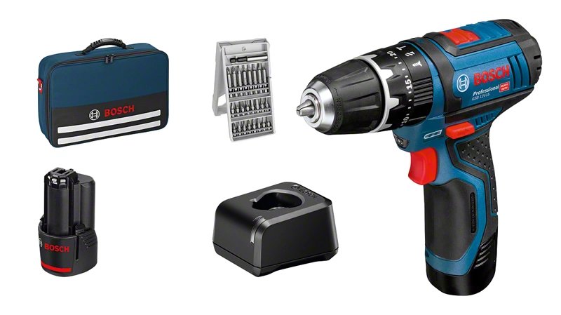 Bosch Gsb 12v-15 Professional Cordless Combi Drill