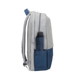 Mochila Riva Nb Prater 17.3" 7567 Gris/Azul Oscuro