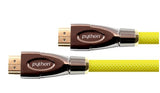 Python Hdmi 2.0 Cable 4k2k Trenzado Amarillo 3m