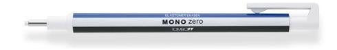 Tombow Portagomas Mono Zero Punta 2,3mm Redonda Cuerpo Blanco/Azul/Negro