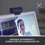 EAN 5099206061309 - Logitech 960-001055 cámara web 3 MP 1920 x 1080 Pixeles USB 2.0 Negro imagen 3