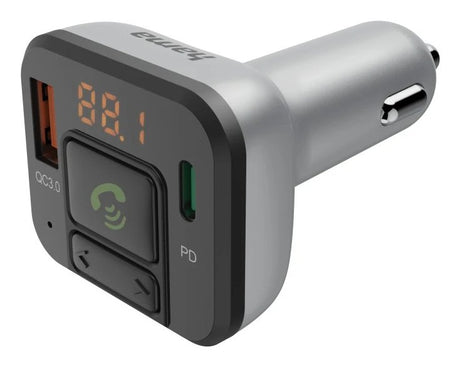 EAN 4007249141699 - Hama 00014169 transmisor FM 87,6 - 107,9 MHz Negro, Plata imagen 1