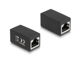 Delock 88003 Adaptador Rj45 Hembra A Rj45 Hembra Cat.6 Negro