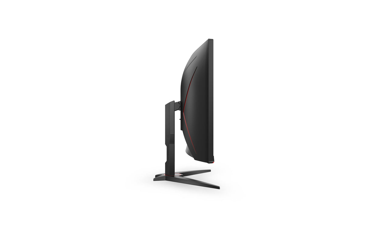 Monitor  Aoc G2 Cu34g2xe/Bk  [34] 3440 X 1440 Pixeles Negro, Rojo