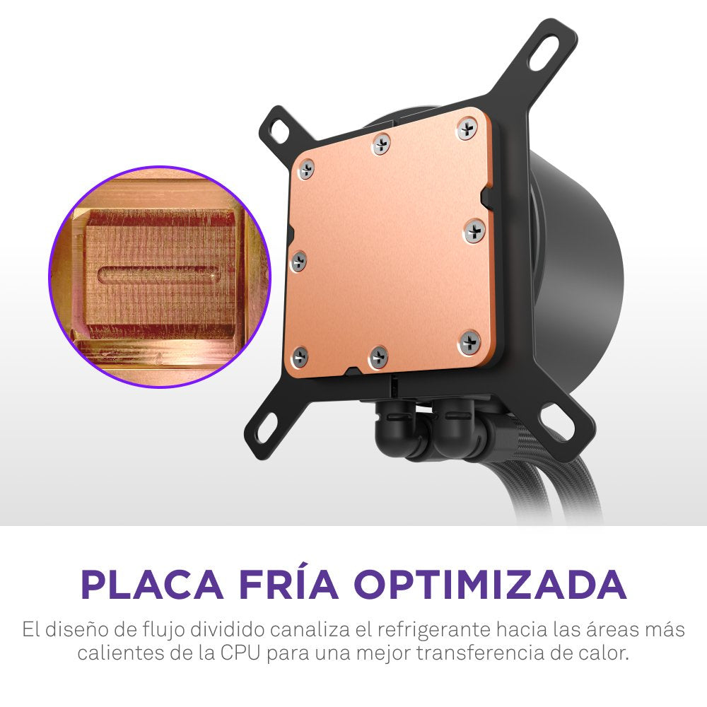 EAN 5056547205212 - NZXT Kraken Plus 360 Procesador Sistema de refrigeración líquida todo en uno 12 cm Negro imagen 9